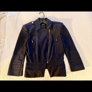 BCBG Max Azria Faux Suede Jacket